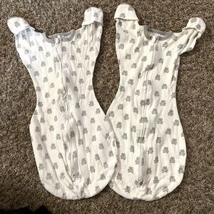 Amazing Baby 3-in-1 Small Sleep Sack x2